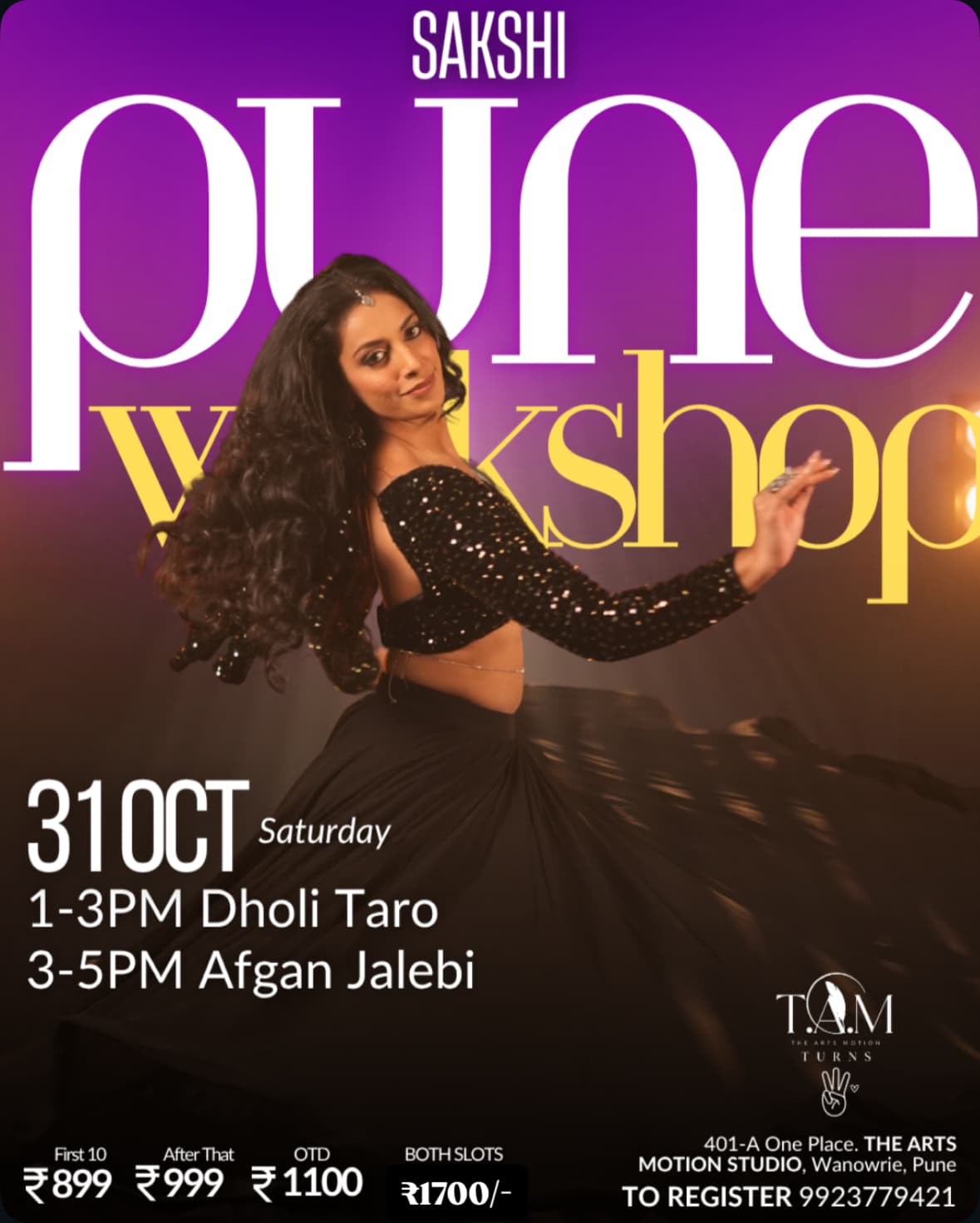 WORKSHOPS BY SAKSHI V.
