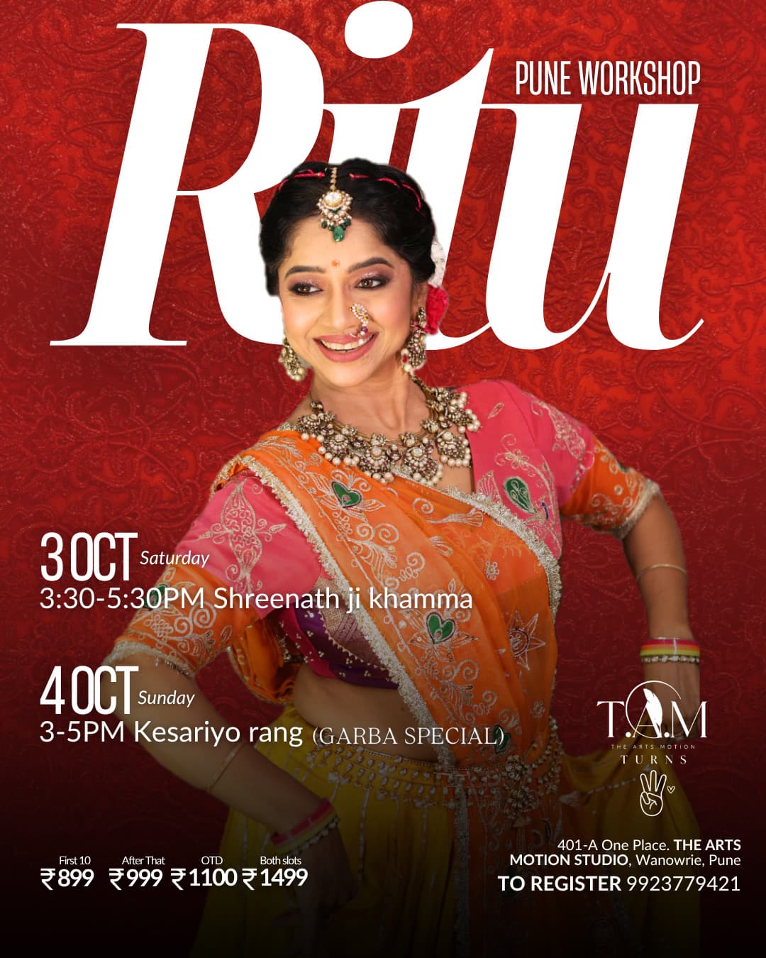 Workshops by RITU (live love dance)